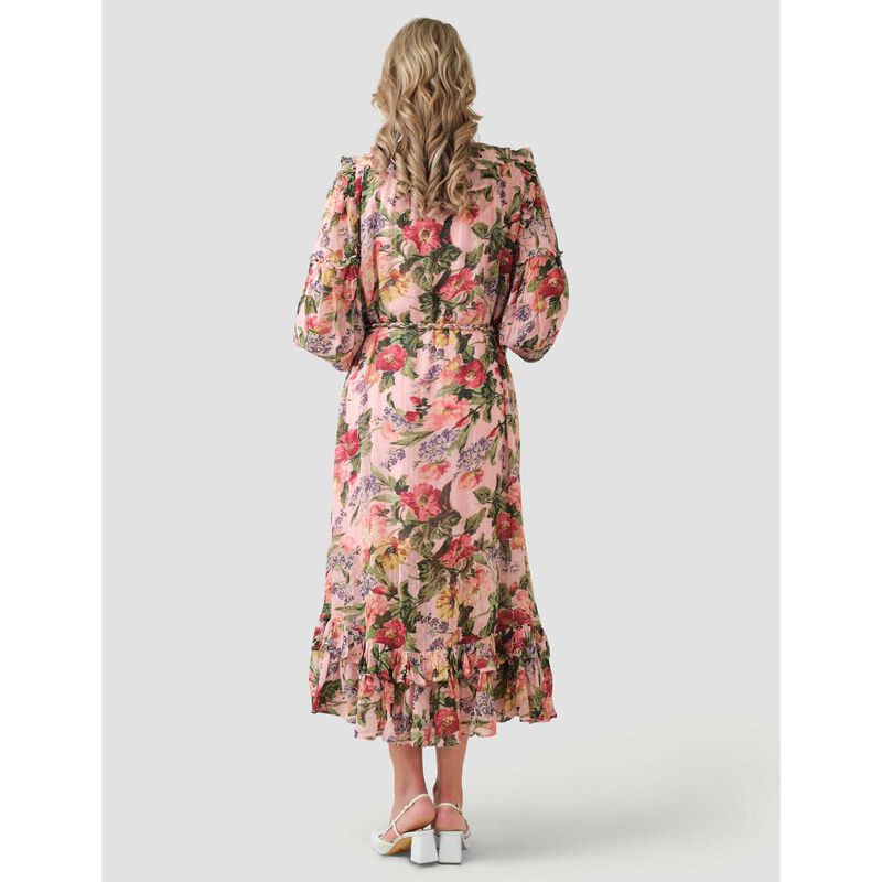 byTiMo Dotted Georgette Belt Dress image number 1